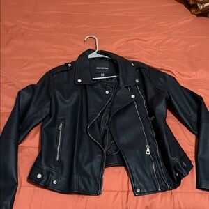 Urban Republic Midnight Black Leather Jacket